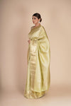 Frosted Mint Pure Mulberry Silk Kanjeevaram Saree