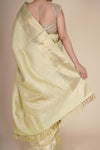Frosted Mint Pure Mulberry Silk Kanjeevaram Saree