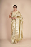 Sage Green Pure Mulberry Silk Kanjeevaram Saree