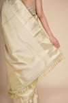 Sage Green Pure Mulberry Silk Kanjeevaram Saree