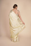 Sage Green Pure Mulberry Silk Kanjeevaram Saree