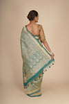 Green Banarasi Katan Silk Saree