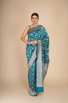 Banarasi Katan Silk Floral Jaal Saree