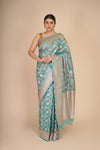 Banarasi Katan Silk Tissue Minakari Jaal Saree