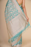 Banarasi Katan Silk Tissue Minakari Jaal Saree