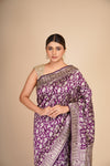 Banarasi Katan Silk Shikargah Saree