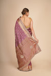 Deep Purple Silk Kanjeevaram Saree