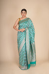 Banarasi Katan Silk Borjaal Saree
