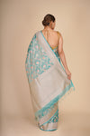 Banarasi Katan Silk Tissue Minakari Jaal Saree